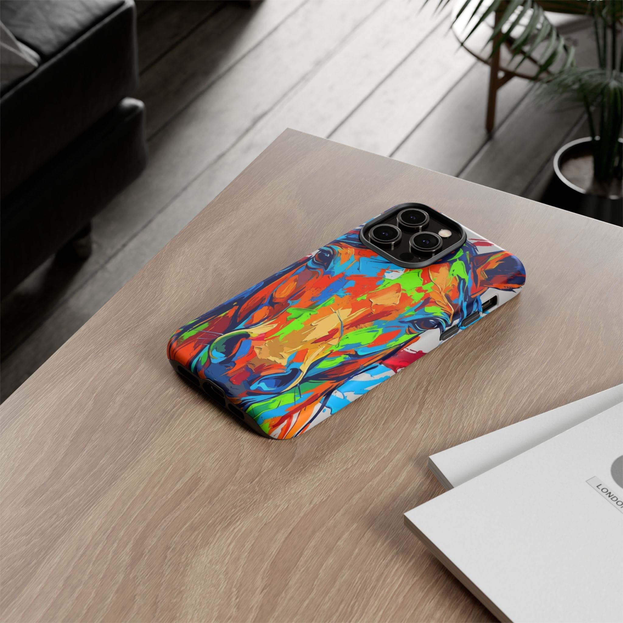Colorful Abstract Horse Phone Case