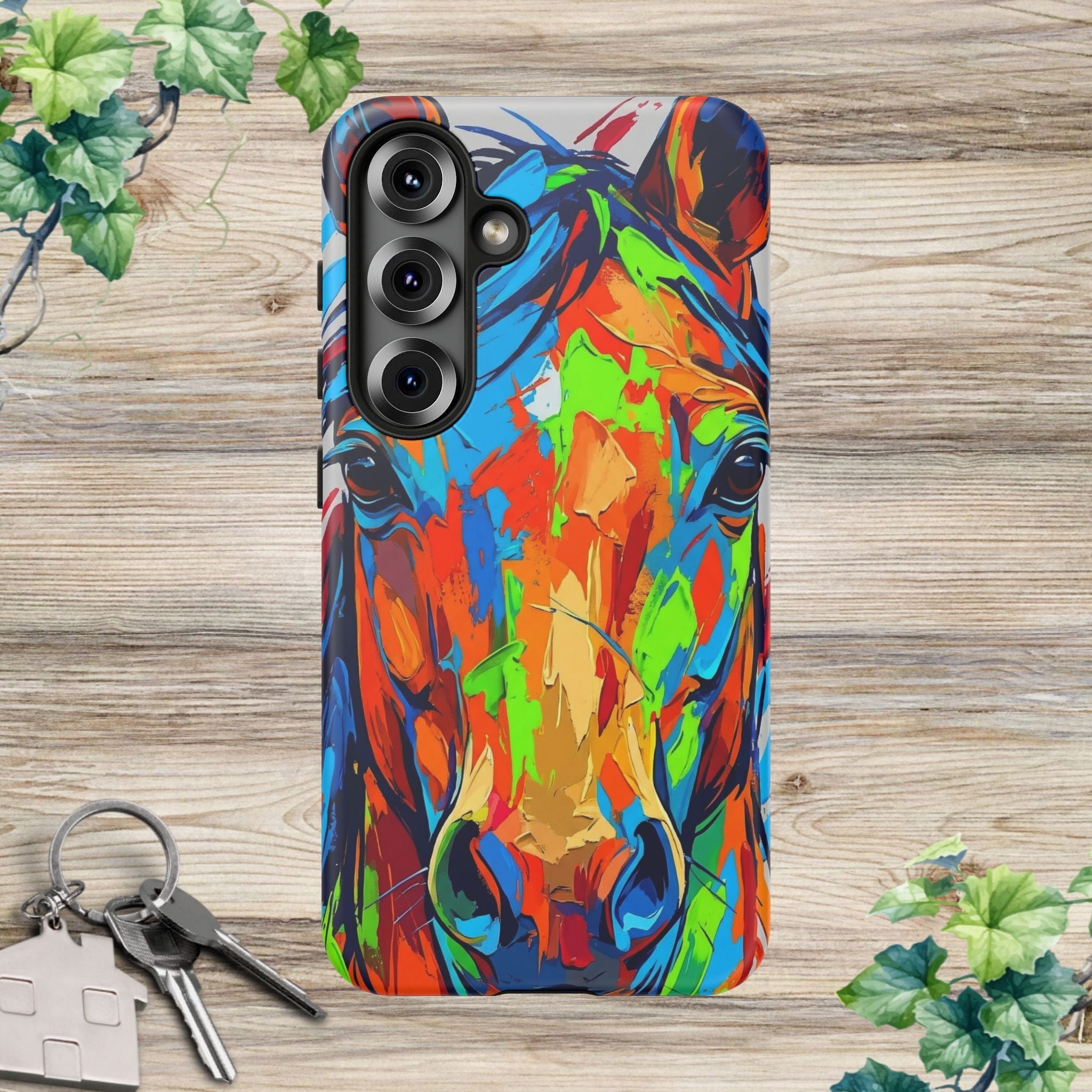 Colorful Abstract Horse Phone Case