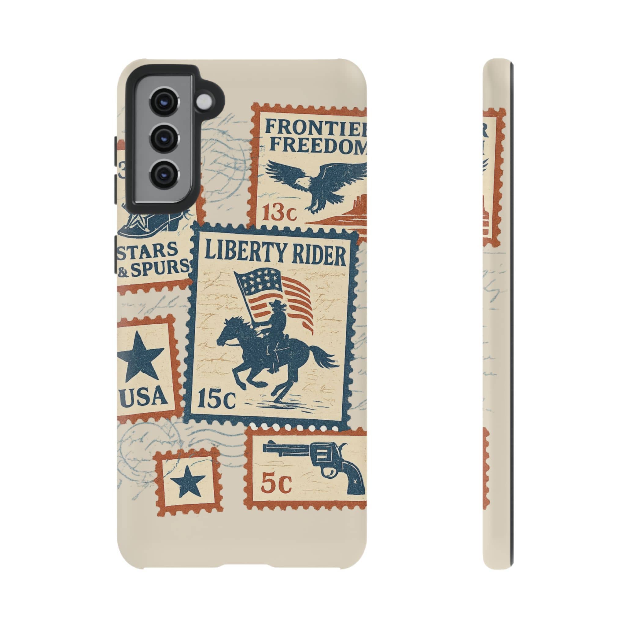 Liberty Rider Vintage Western Patriotic Phone Case