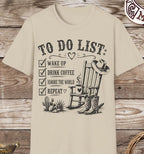 To Do List Coffee T-Shirt —