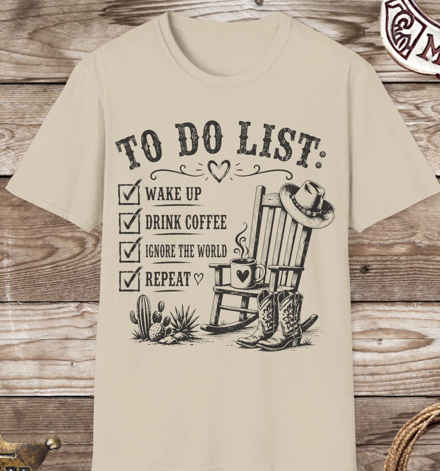 To Do List Coffee T-Shirt —