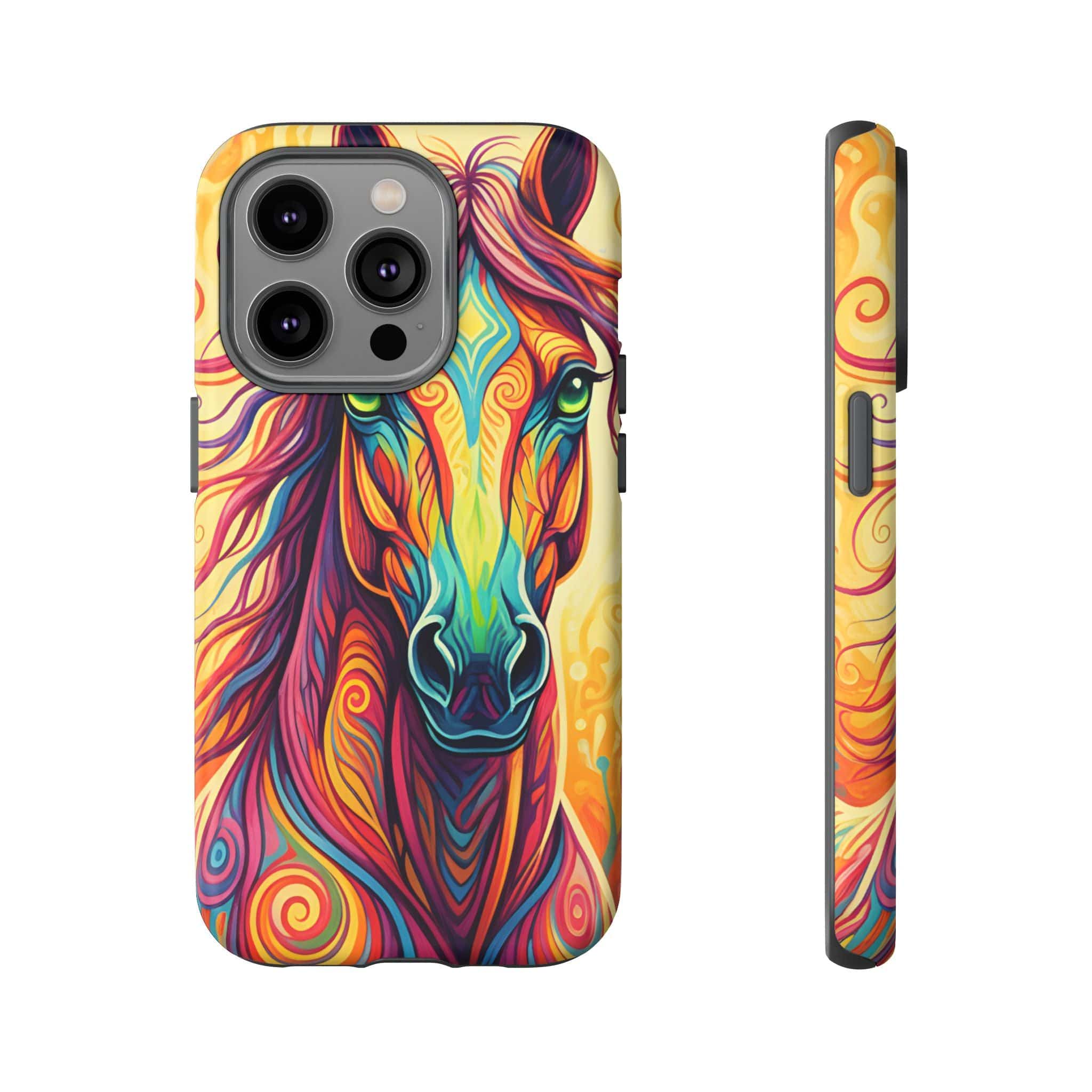 Vibrant Swirl Stallion - Phone Cover