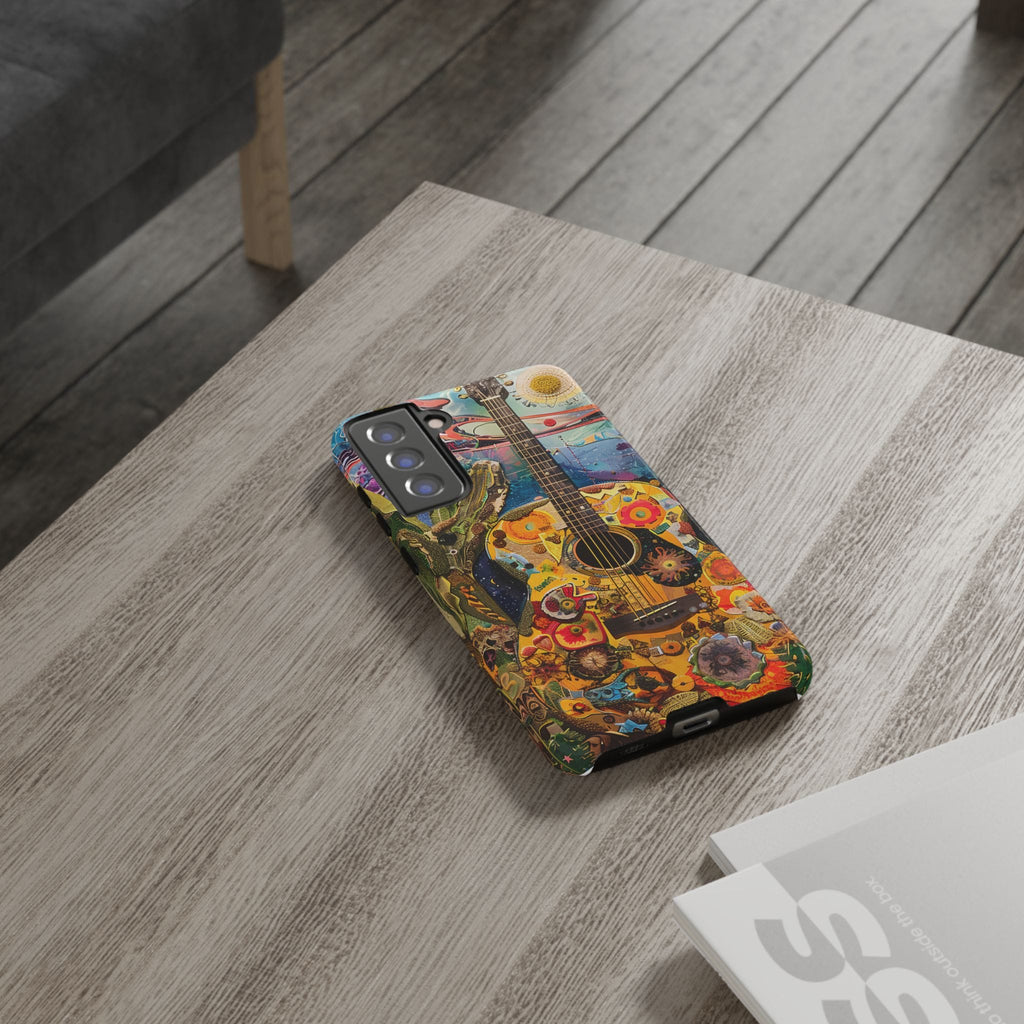 Floral Guitar- Phone Case