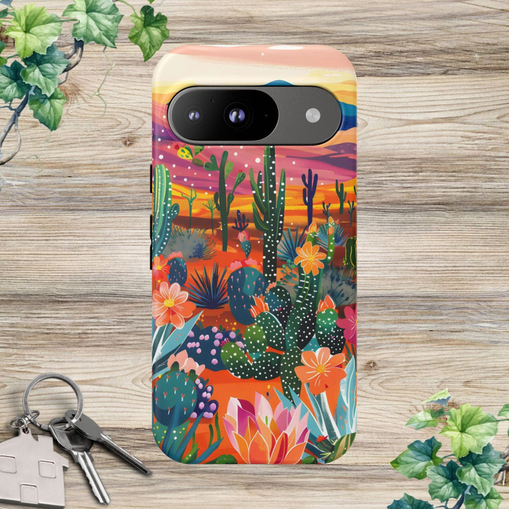 Colorful Cactus Phone Case