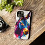 Color Splash Donkey Phone Case