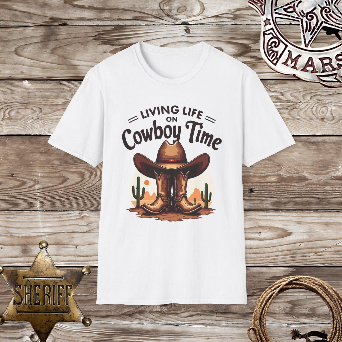 Softstyle  Unisex T-Shirt -Living Life Country Time