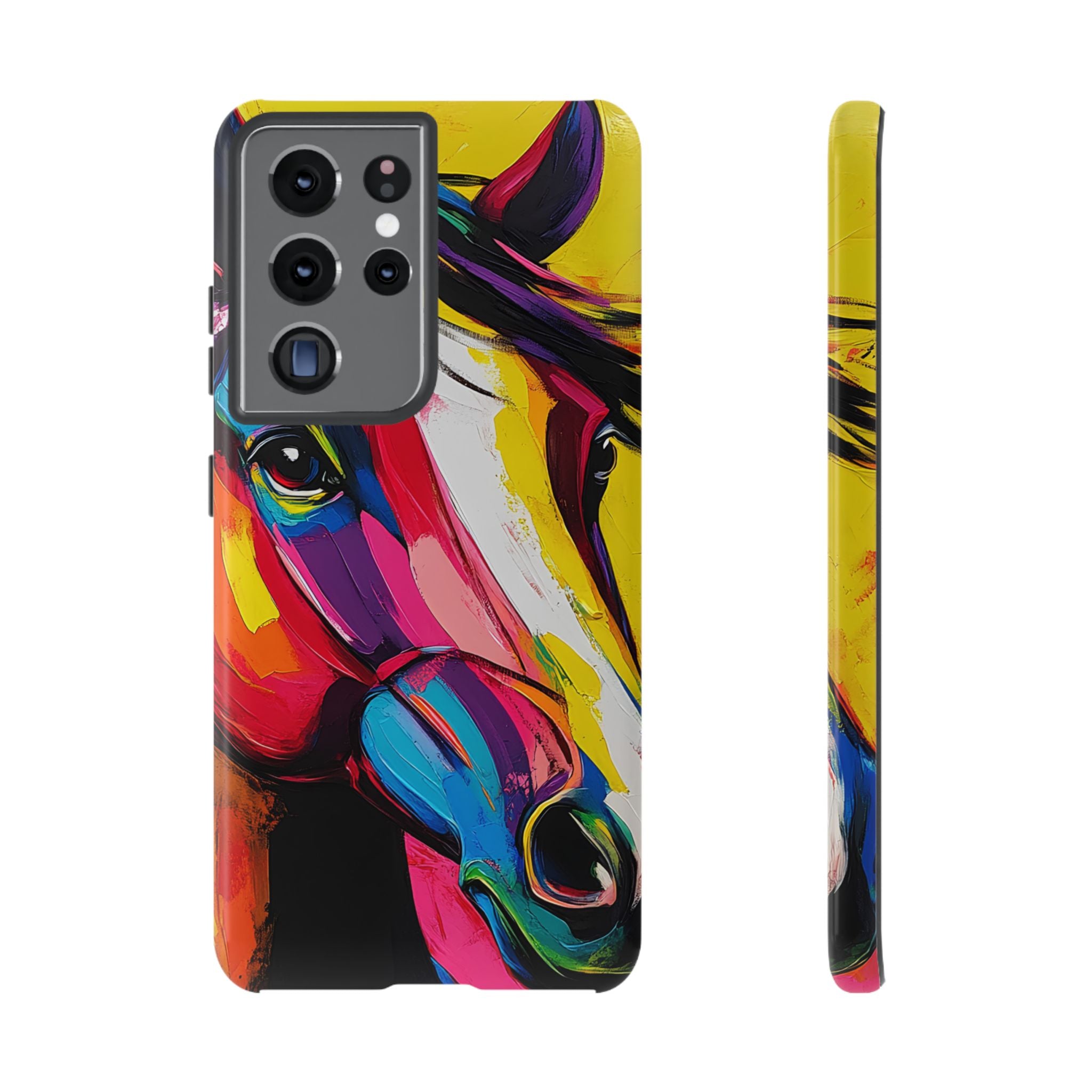 Abstract Colorful Horse Phone Case
