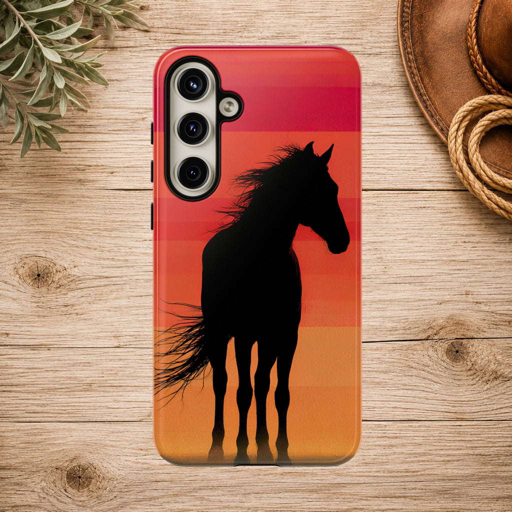 Sunset Spirit Horse Phone Case