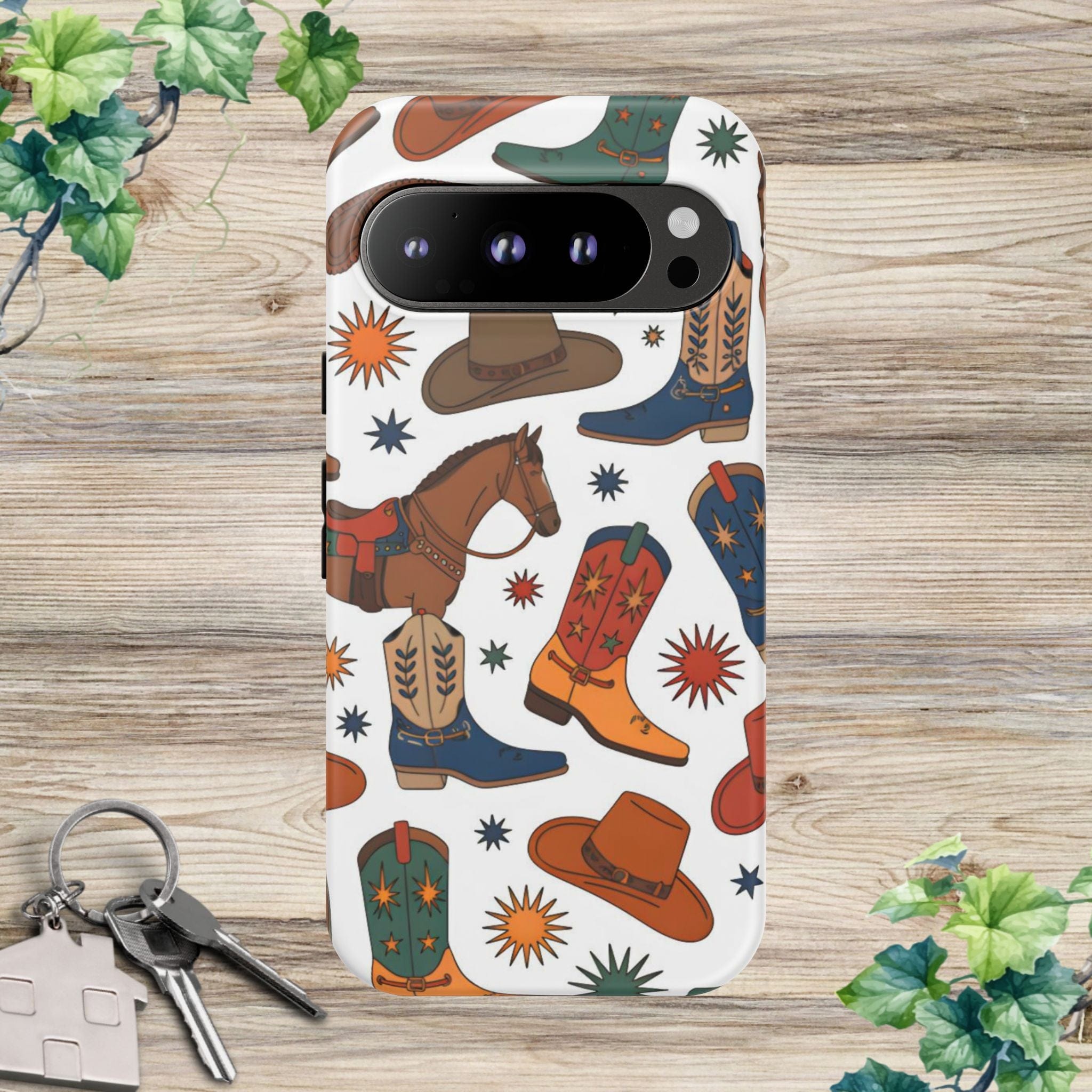 Cowboy Boots, Hats & Horses Phone Case
