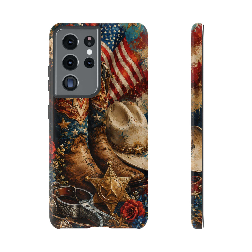 Patriotic Cowgirl Phone Case