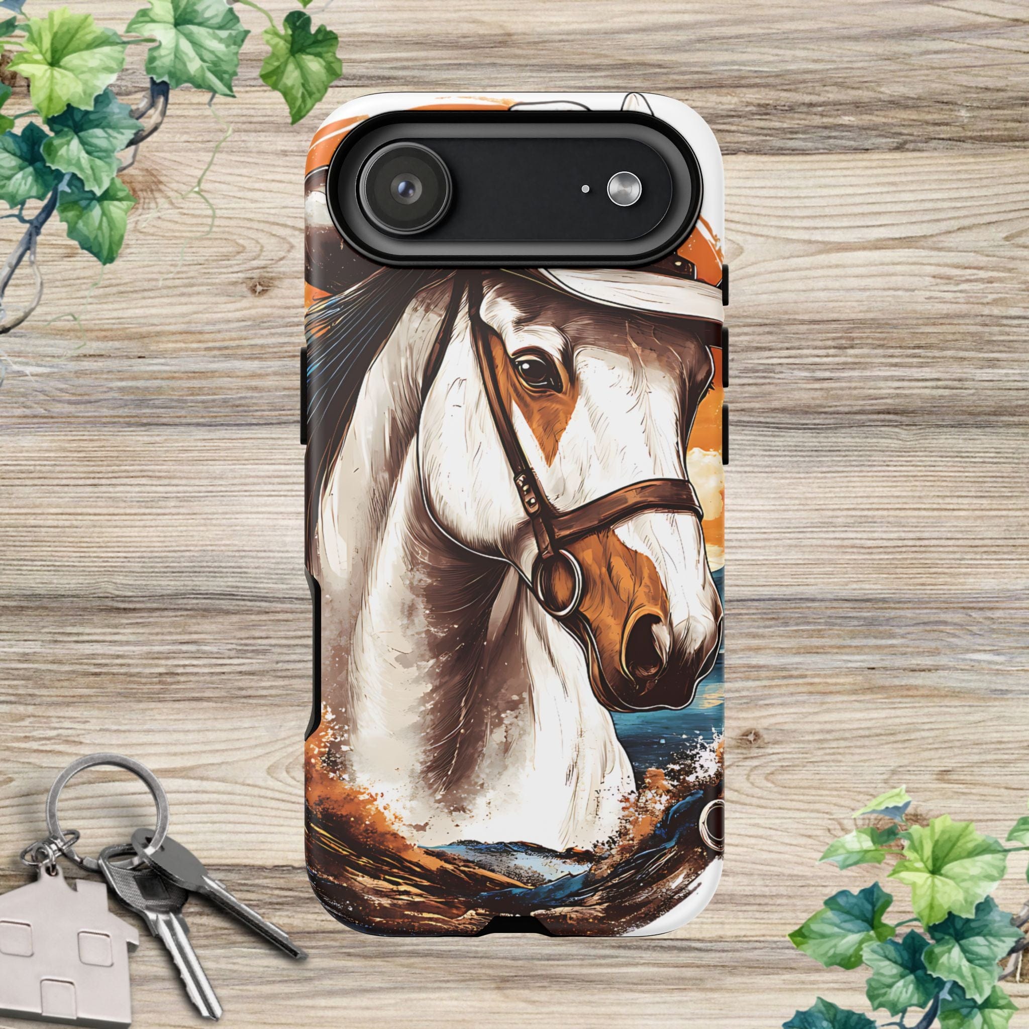 White Hat Horse-Phone Cases