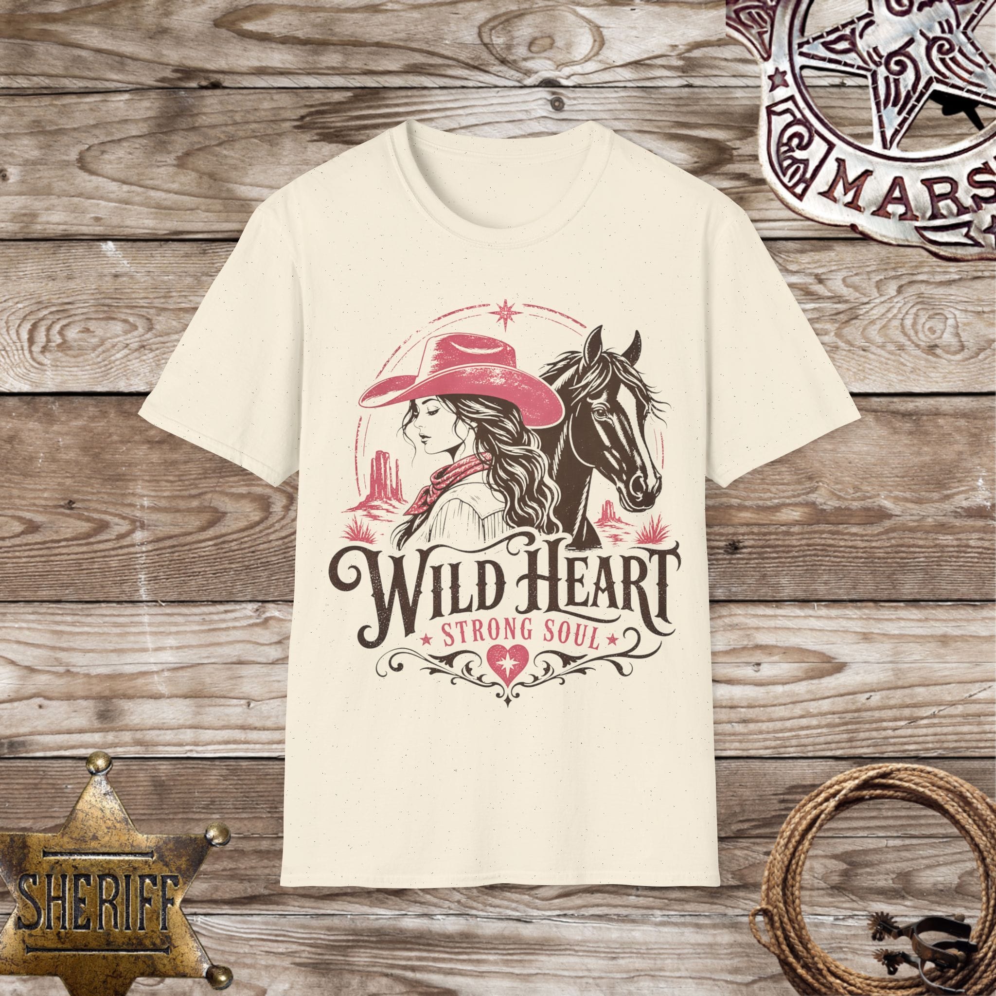 Cowgirl 'Wild Heart, Strong Soul' T-Shirt