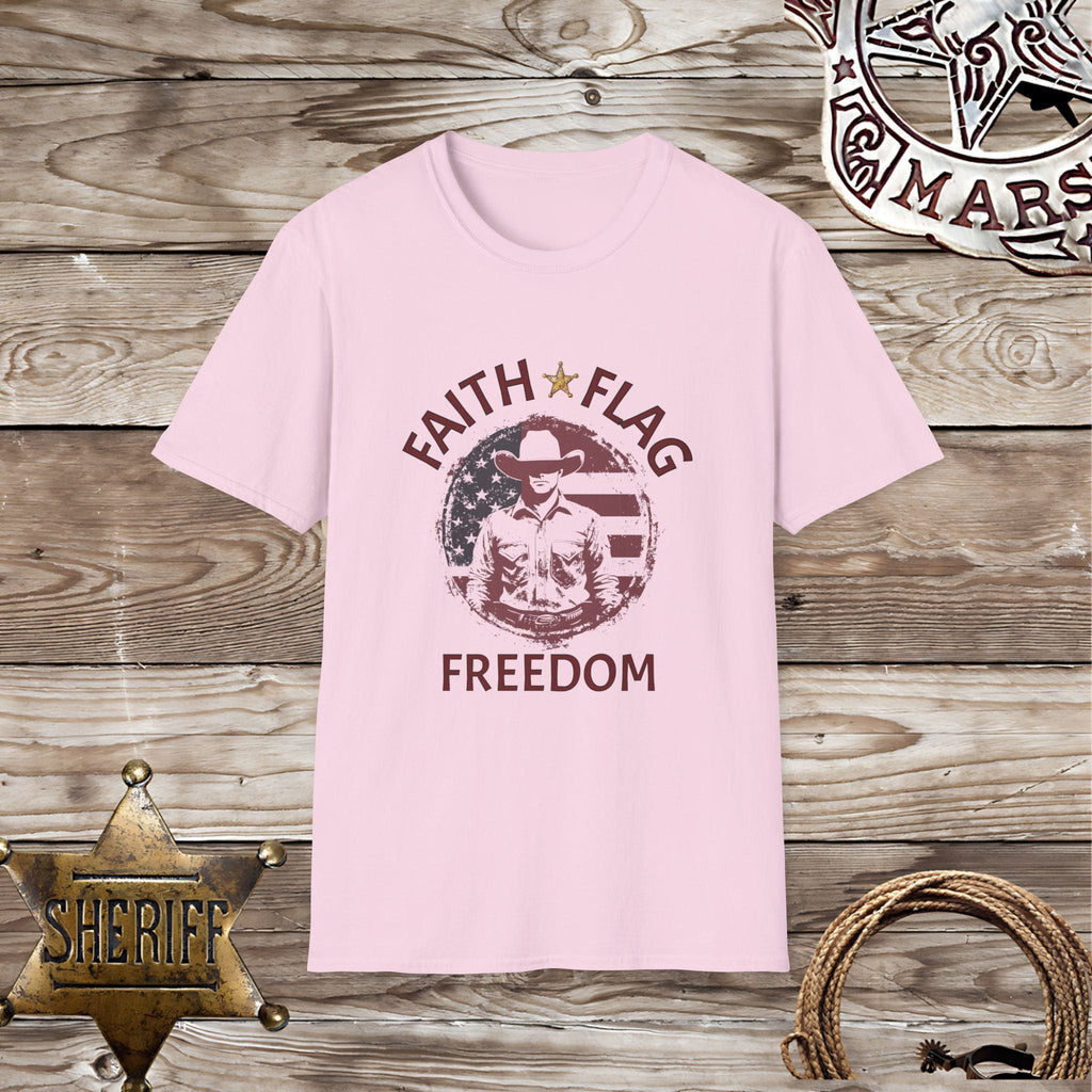 Faith Flag Freedom-T-Shirt