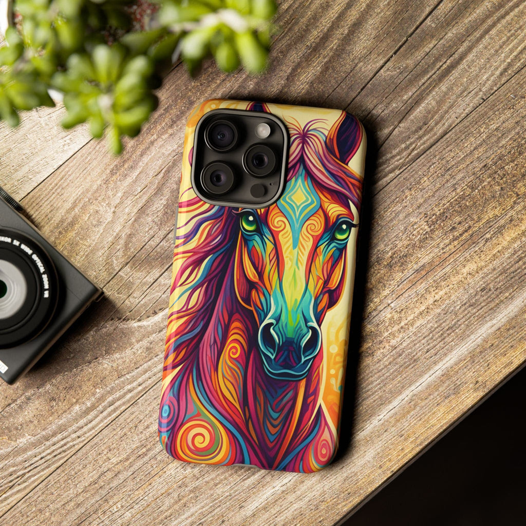 Vibrant Swirl Stallion - Phone Cover