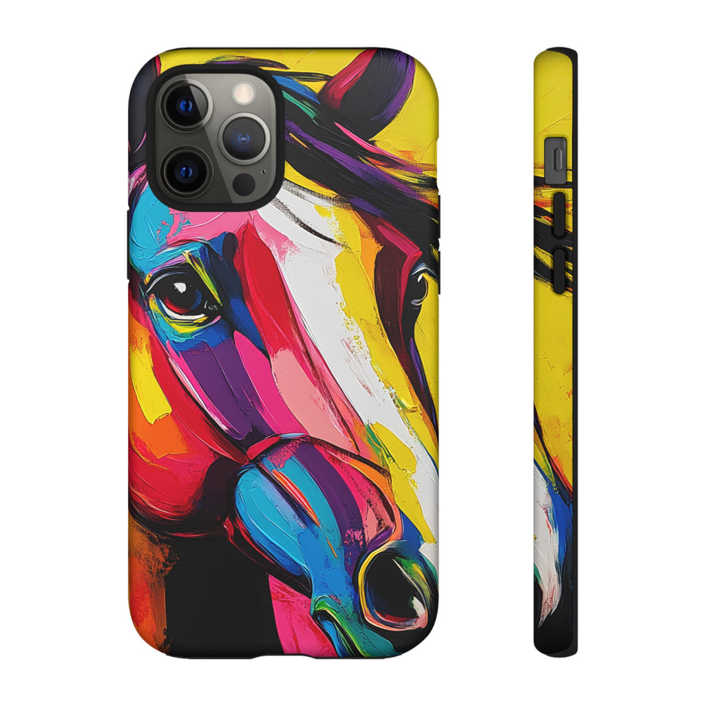 Abstract Colorful Horse Phone Case
