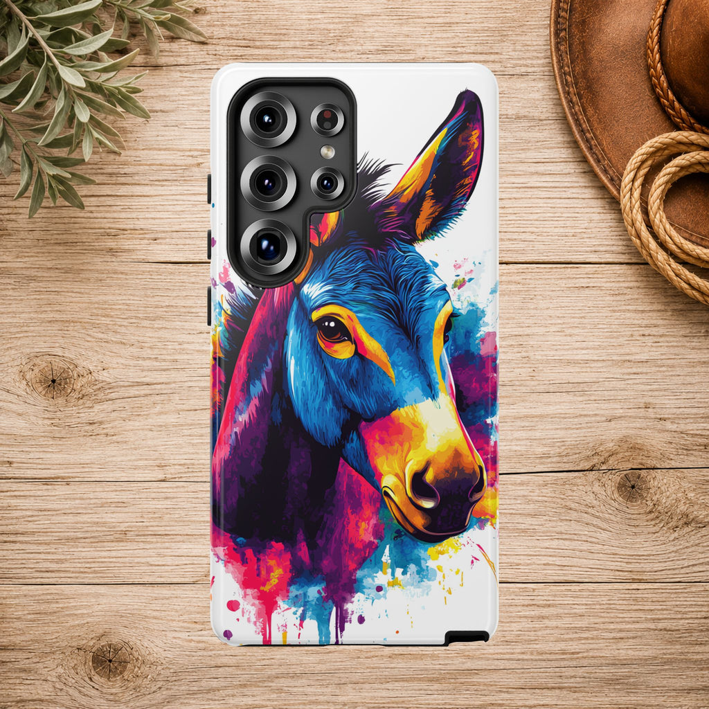 Color Splash Donkey Phone Case