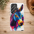 Color Splash Donkey Phone Case