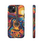 Psychedelic Sunset Guitar Phone Case