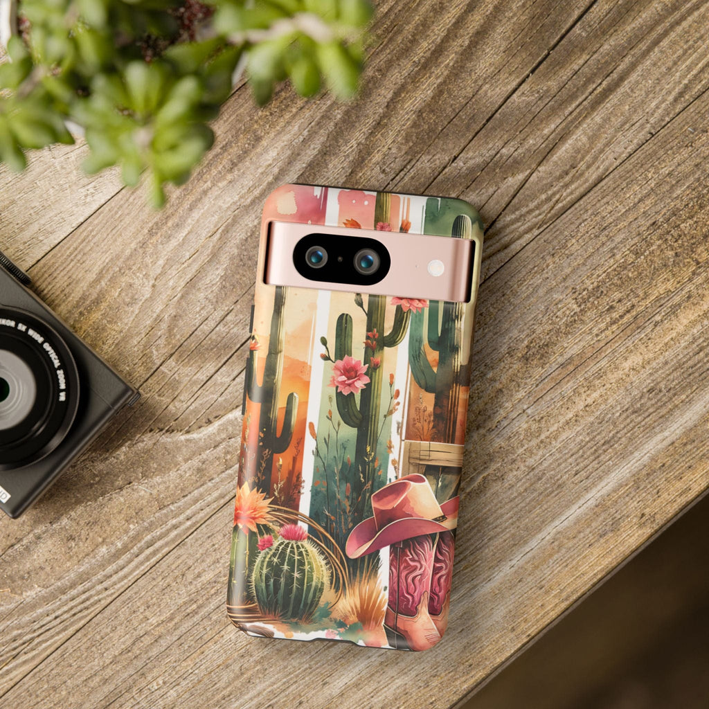 Southwestern Floral Cactus -Tough Case