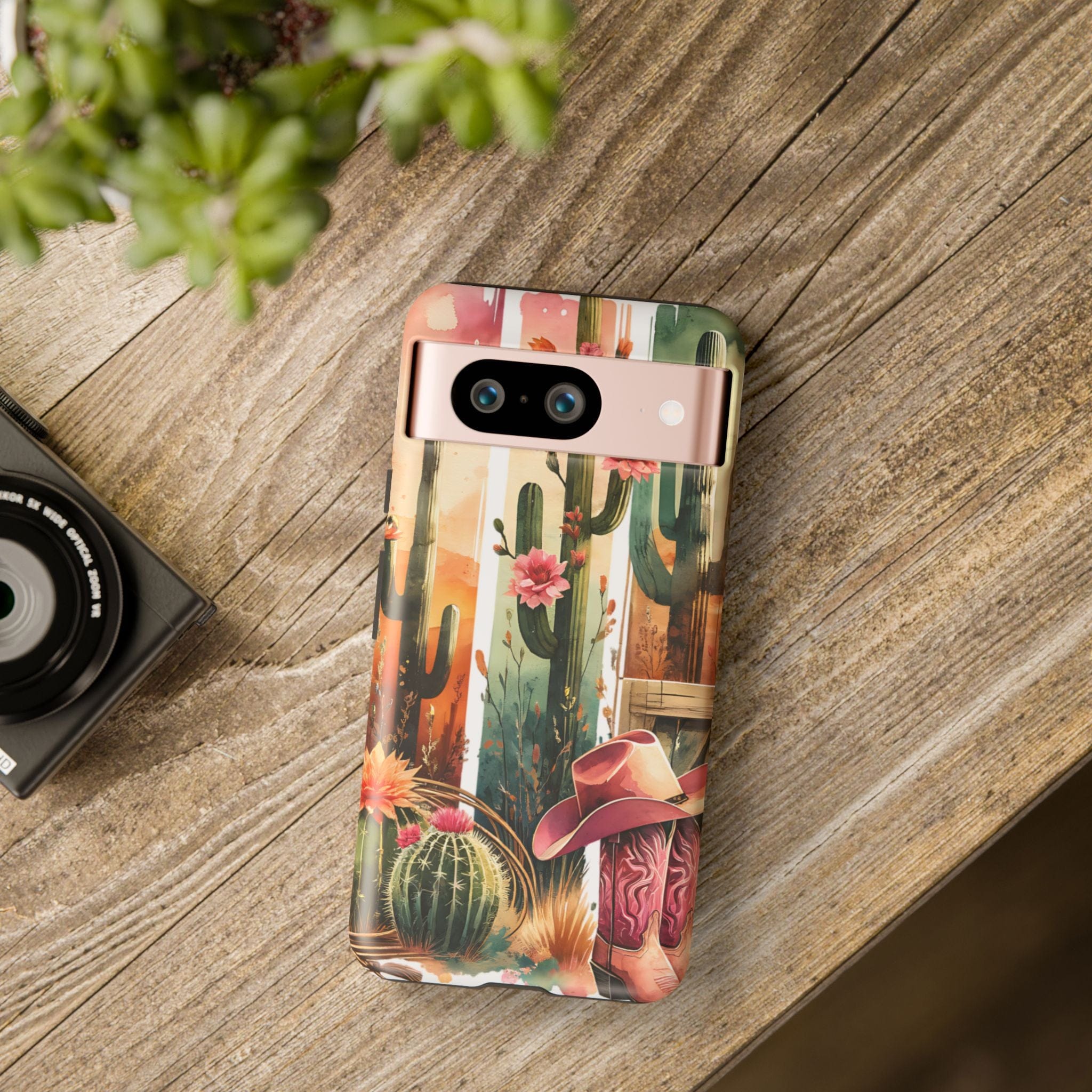 Southwestern Floral Cactus -Tough Case