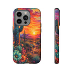 Desert Sunset Bloom Western Phone Case