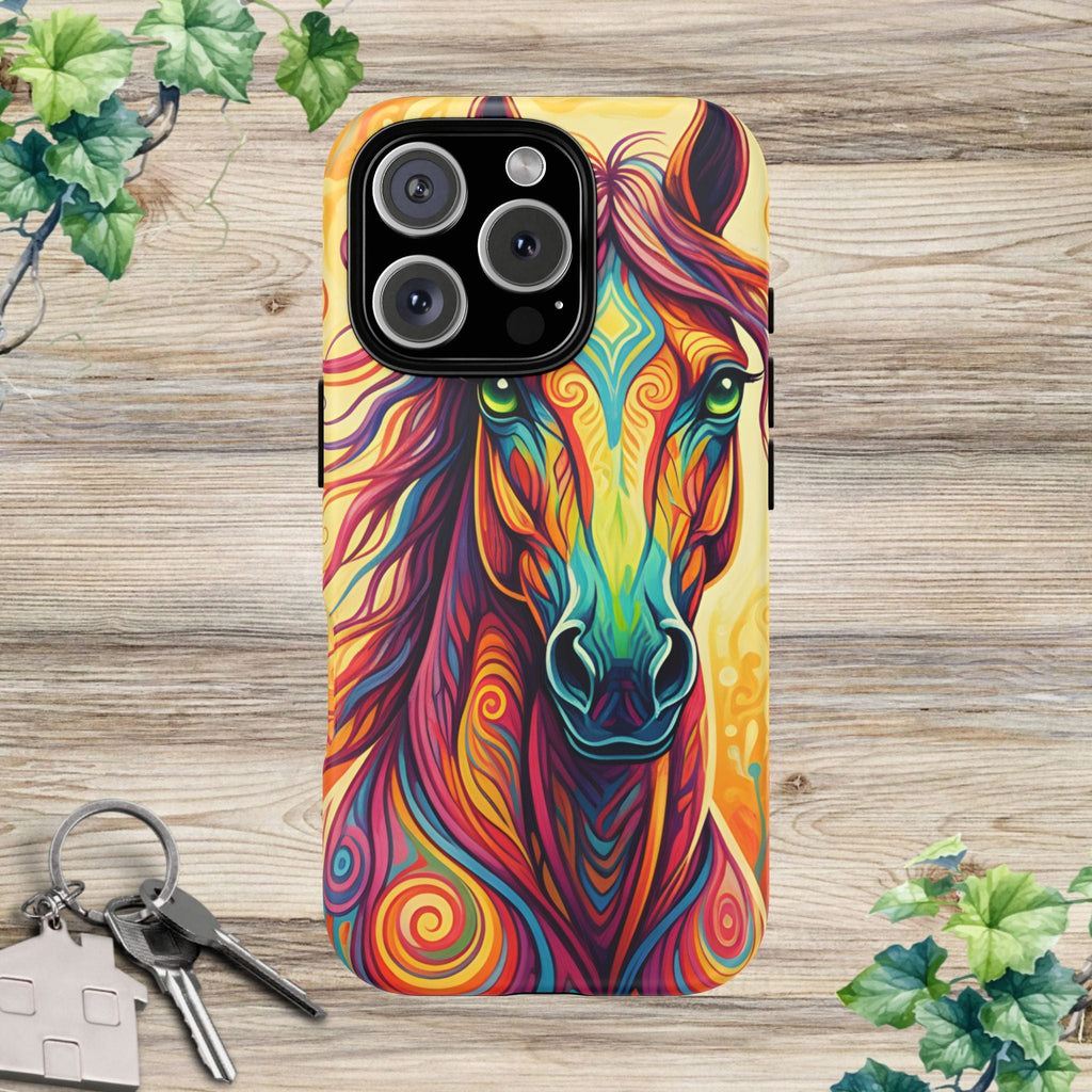 Vibrant Swirl Stallion - Phone Cover