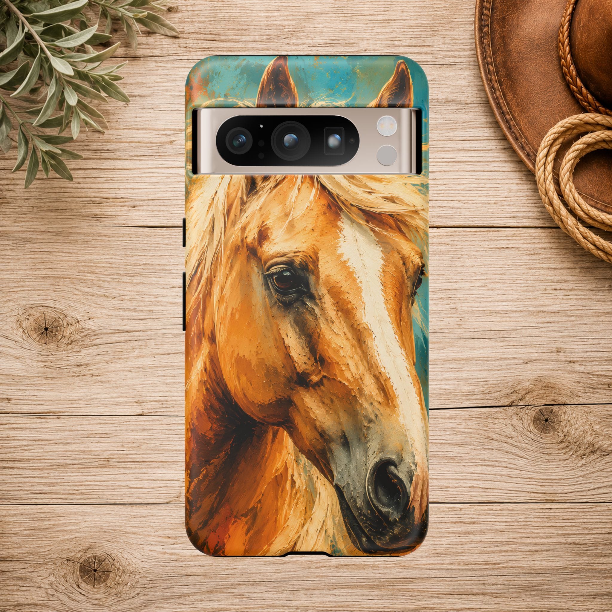 Golden Spirit Horse Phone Case