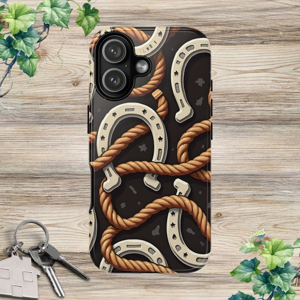 Horseshoes and Ropes-Phone Case