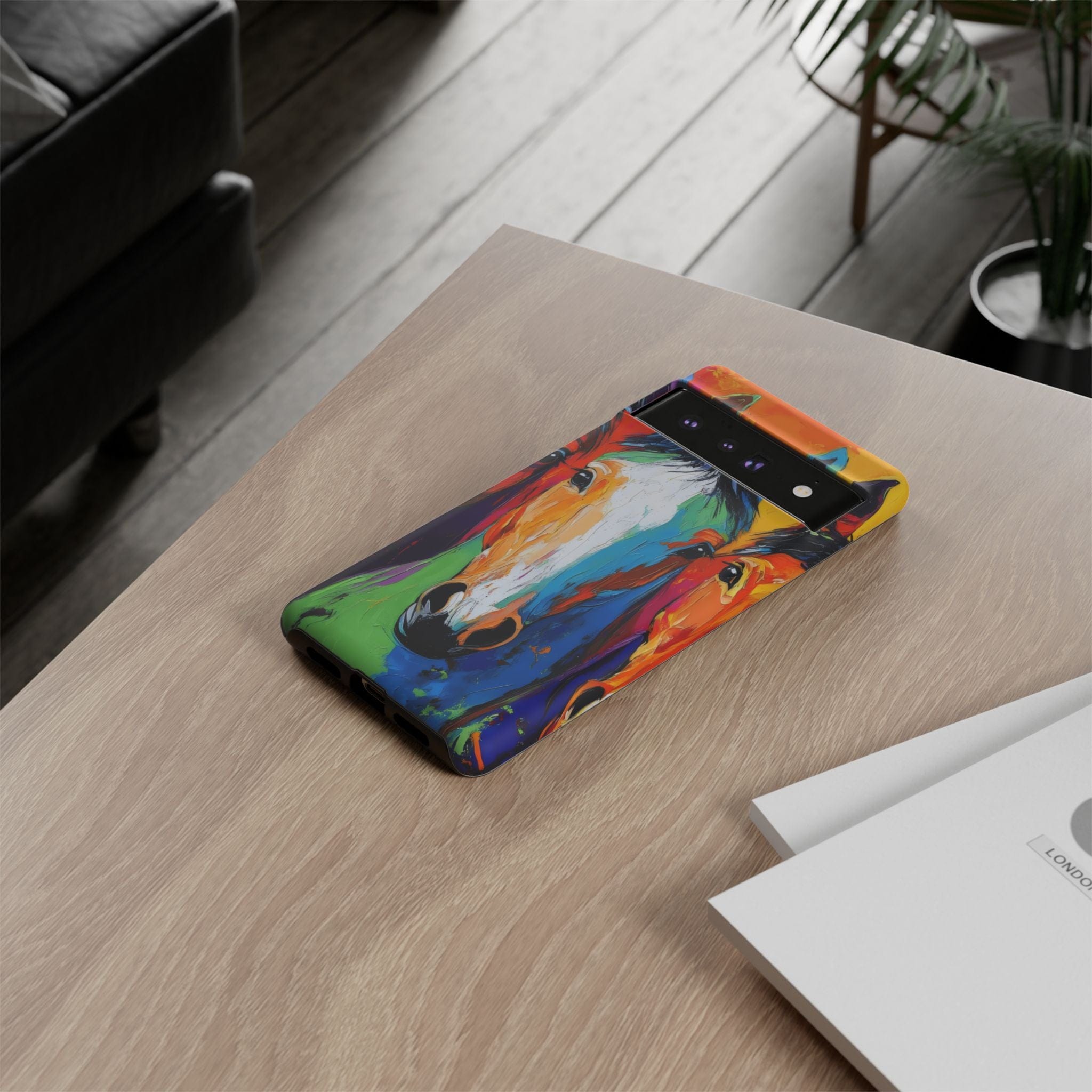 Colorful Horses Head - Phone Case