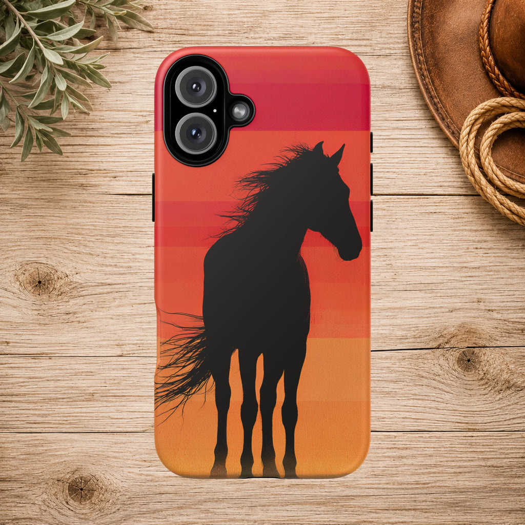Sunset Spirit Horse Phone Case