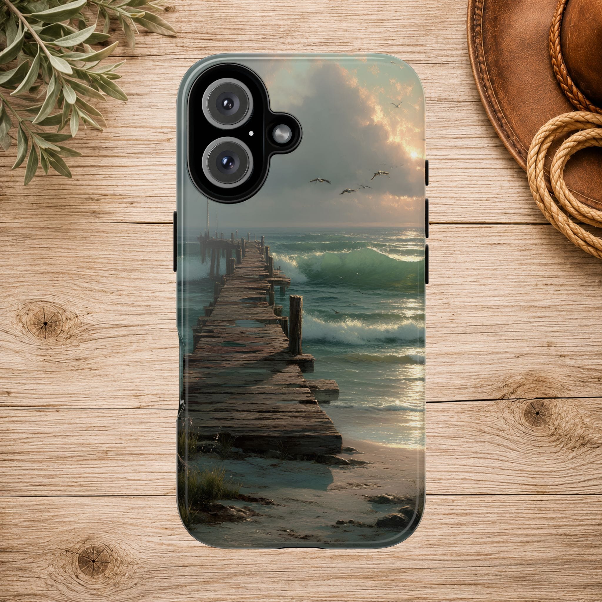 Wooden  Seaside Pier Phone Case