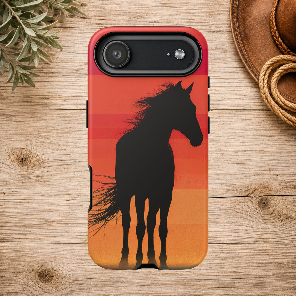 Sunset Spirit Horse Phone Case