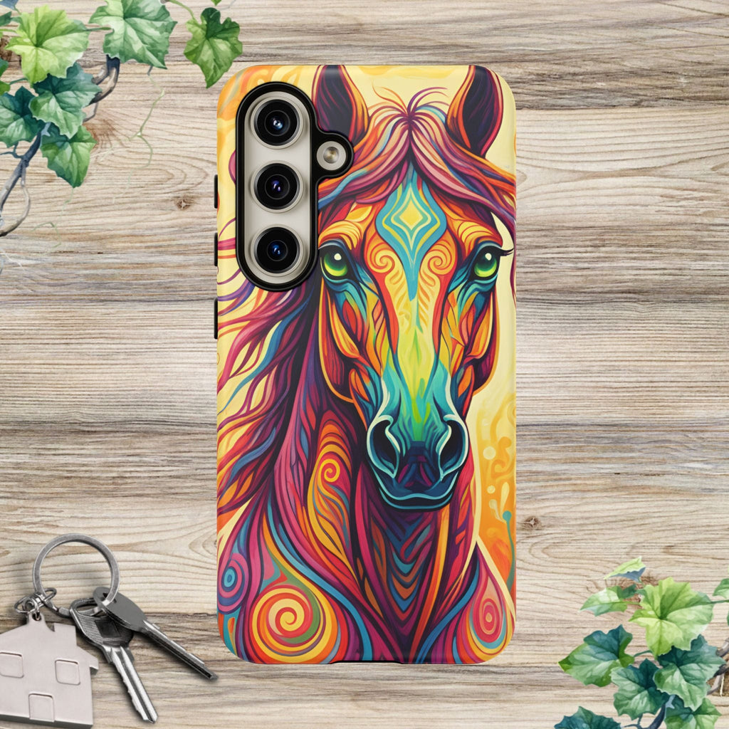 Vibrant Swirl Stallion - Phone Cover