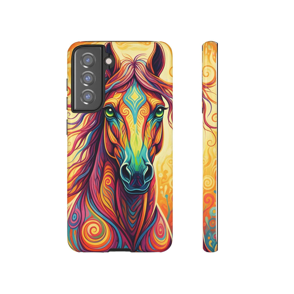 Vibrant Swirl Stallion - Phone Cover