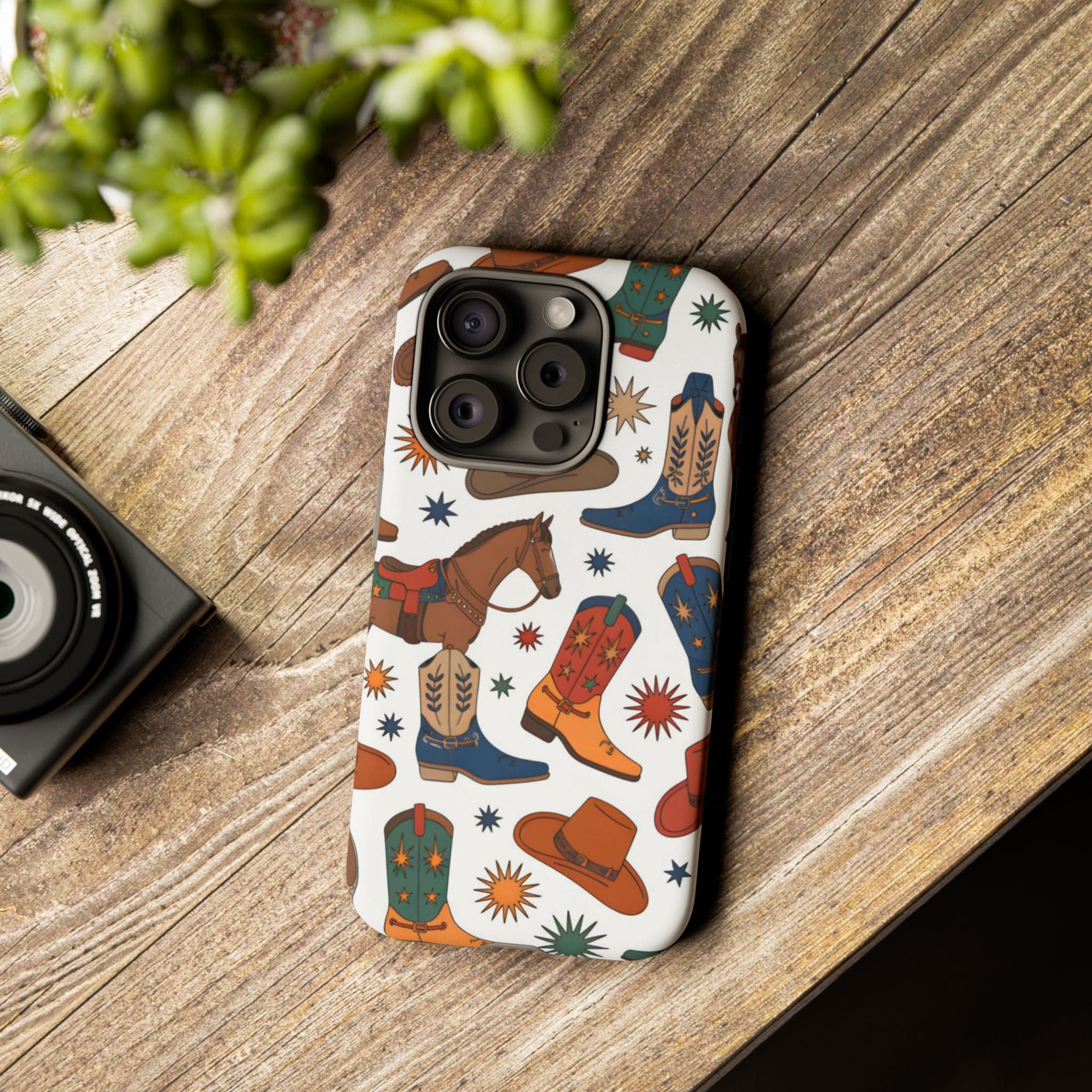 Cowboy Boots, Hats & Horses Phone Case