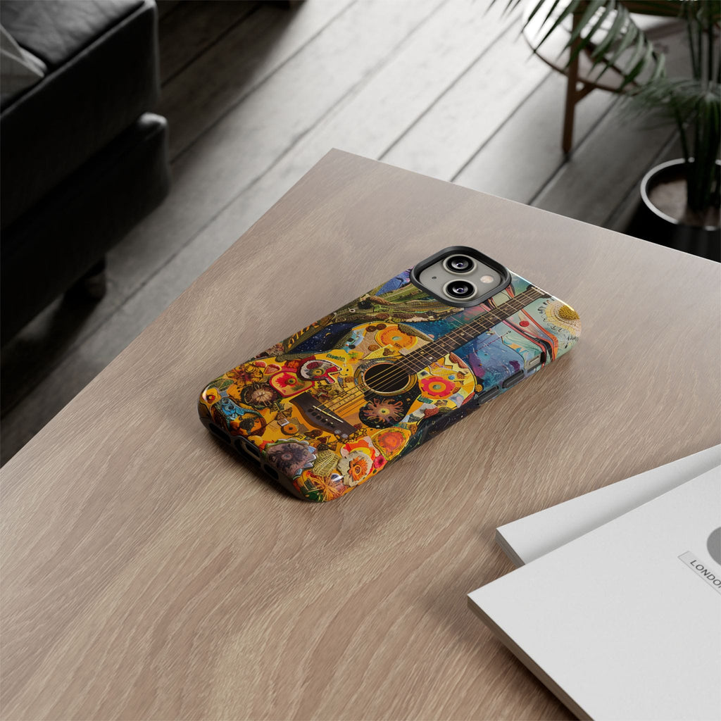Floral Guitar- Phone Case