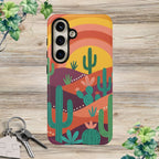 Desert Sunset Cactus Phone Case