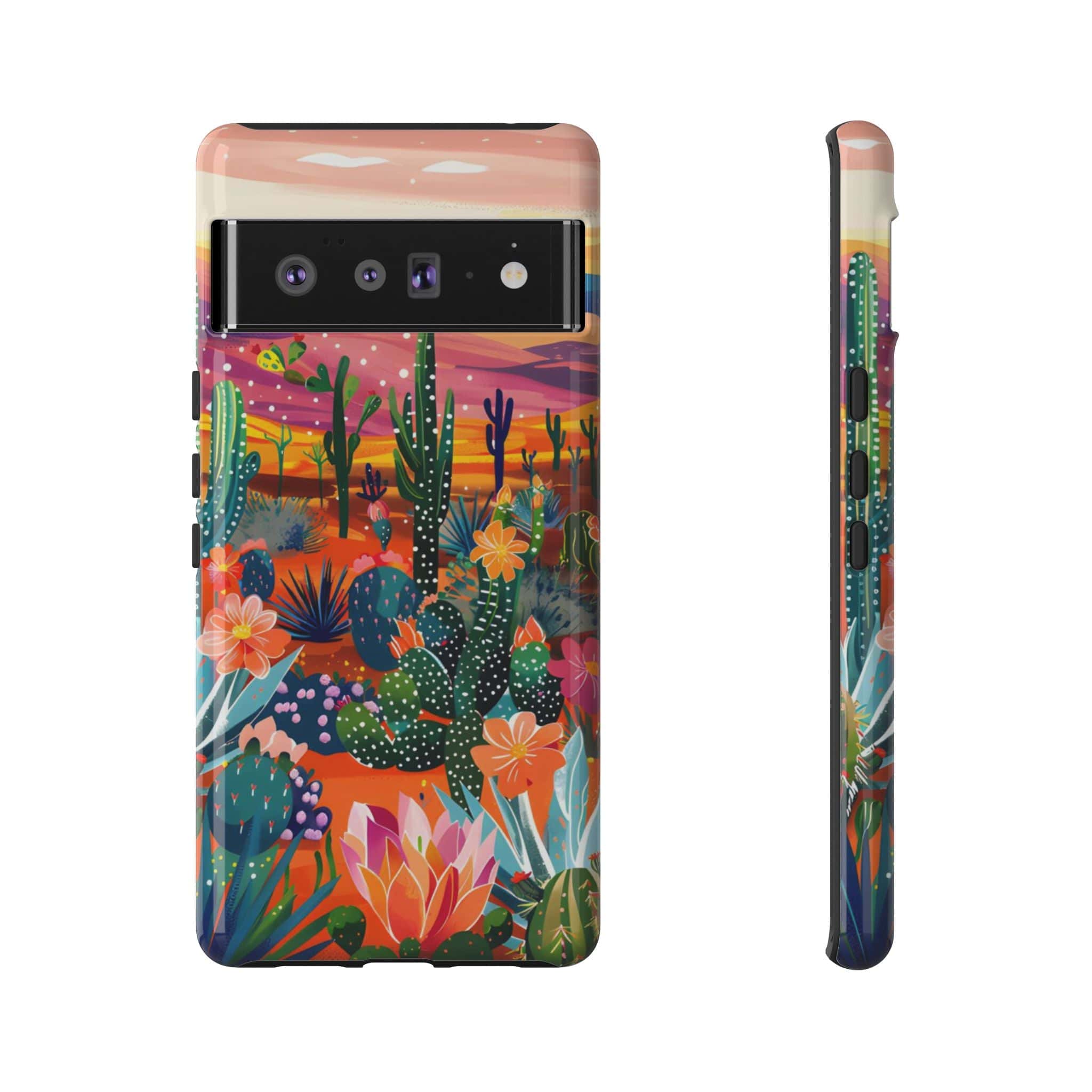 Colorful Cactus Phone Case