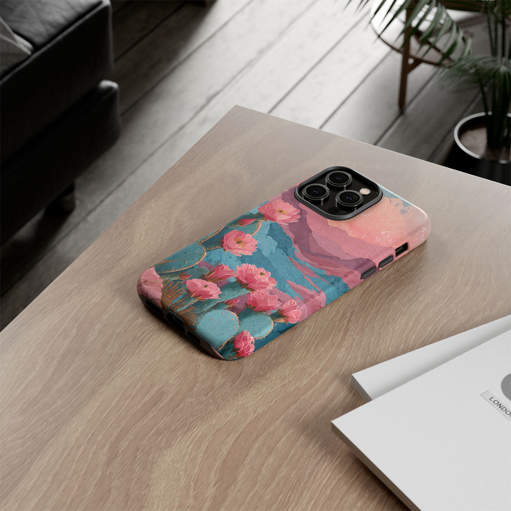 Desert Bloom Sunset Phone Case