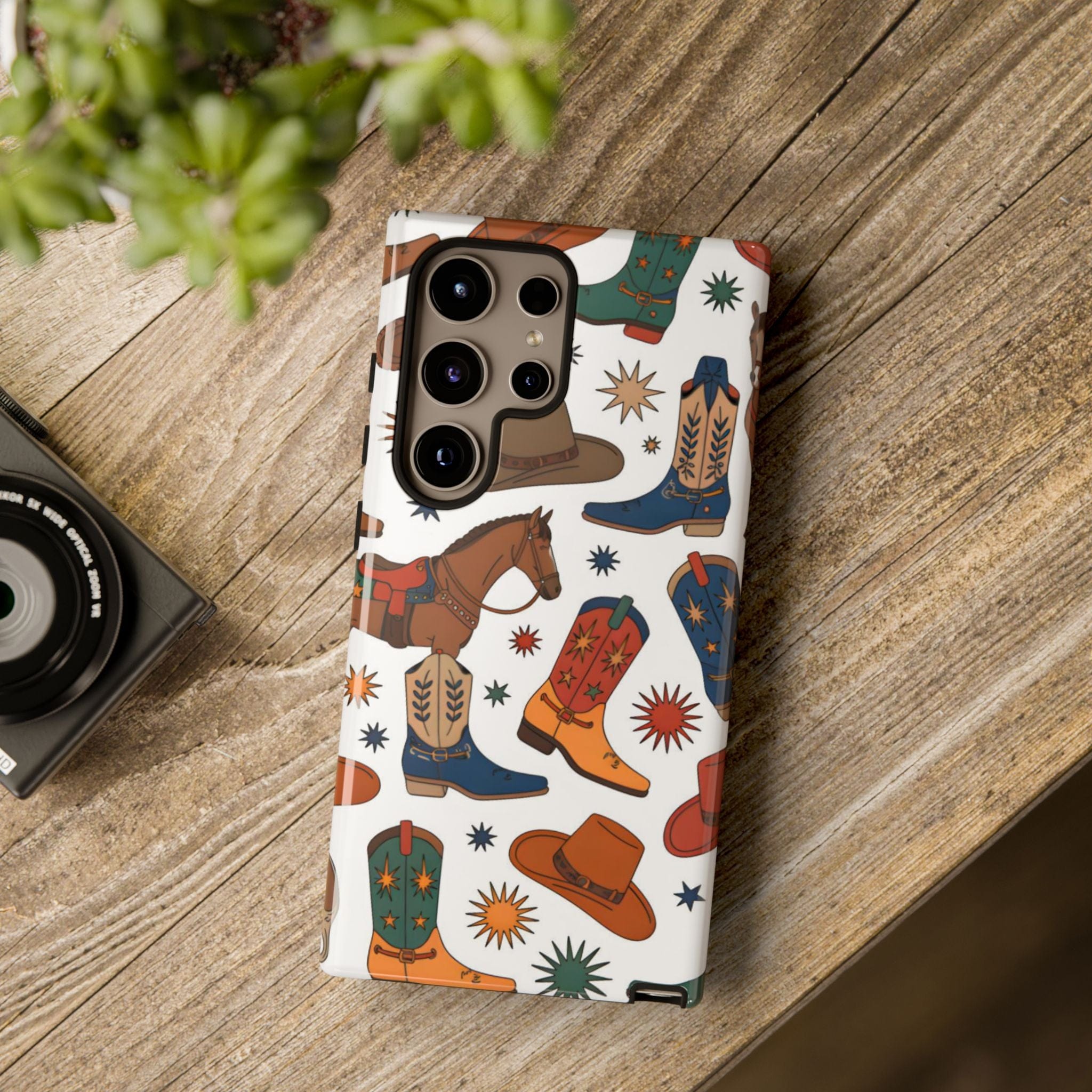 Cowboy Boots, Hats & Horses Phone Case