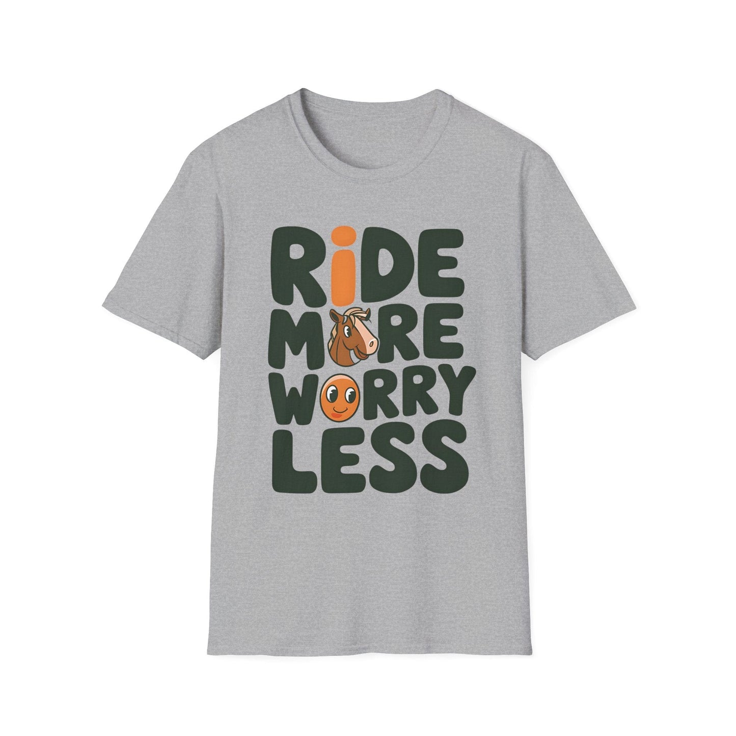 Softstyle Unisex T-Shirt- Ride More Worry Less