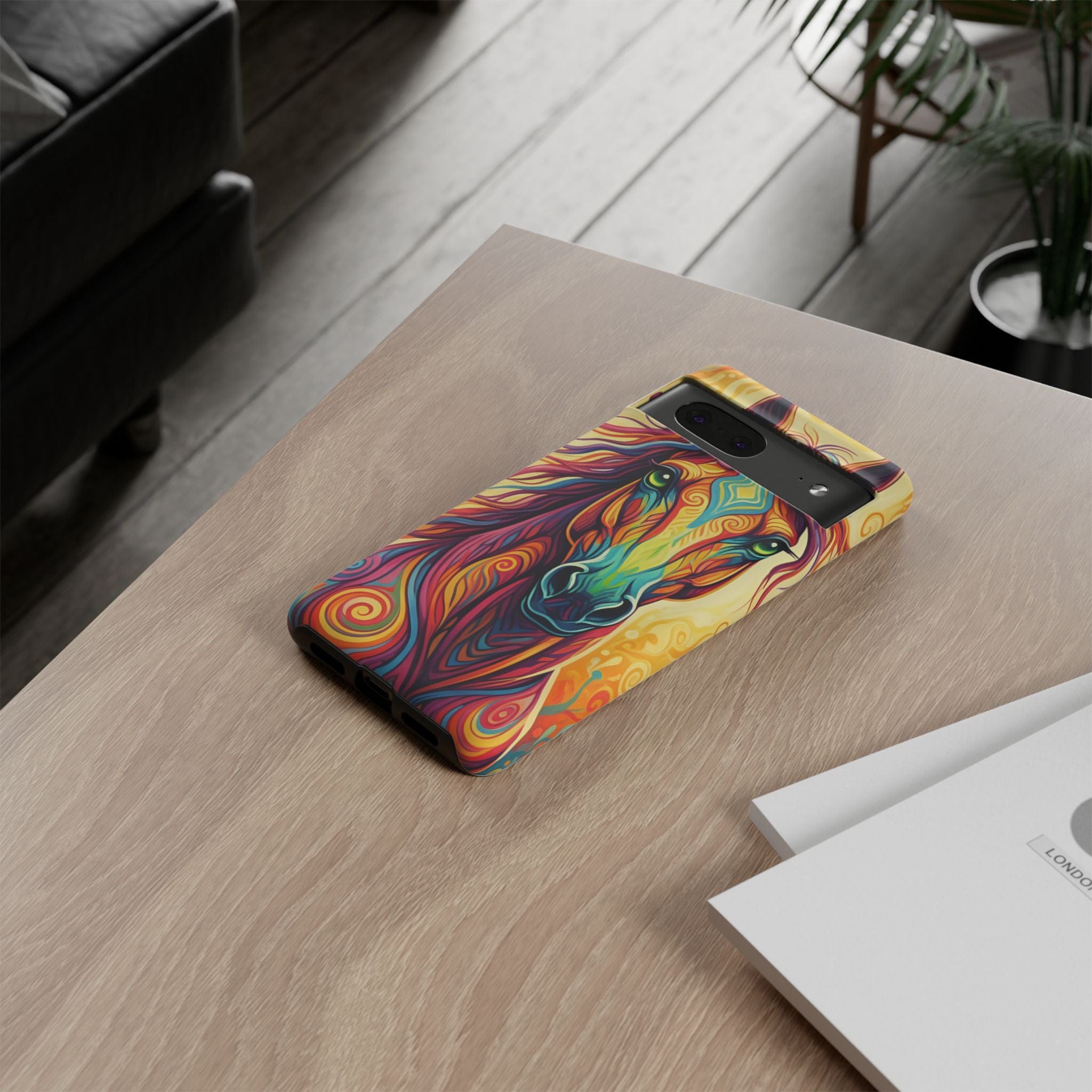 Vibrant Swirl Stallion - Phone Cover