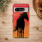 Sunset Spirit Horse Phone Case