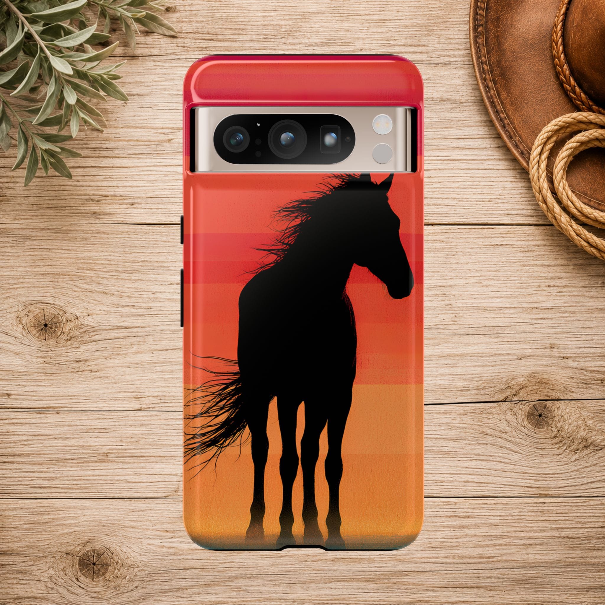Sunset Spirit Horse Phone Case