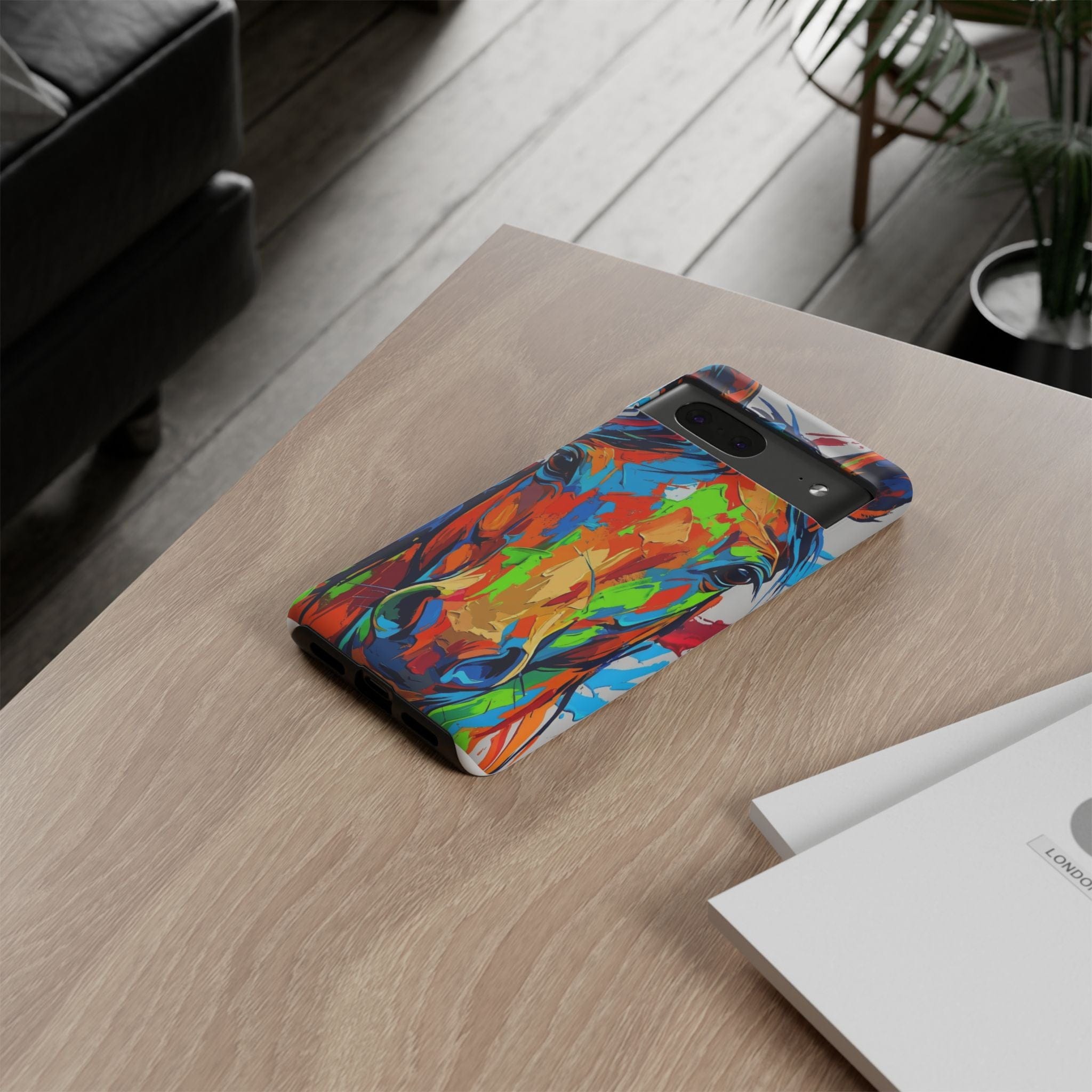 Colorful Abstract Horse Phone Case