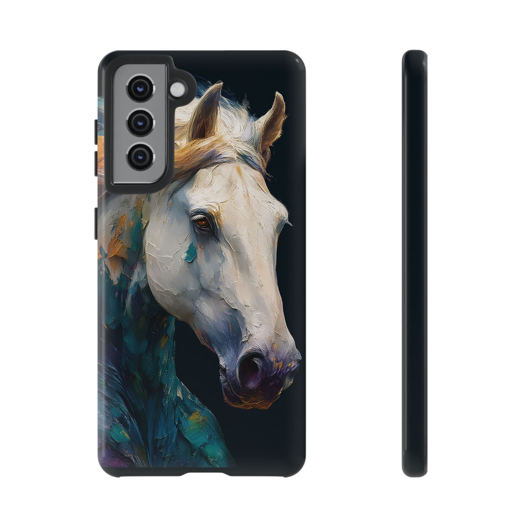 White Horse Art Phone Case