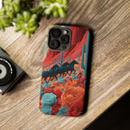 Desert Wild Horses Floral Phone Case