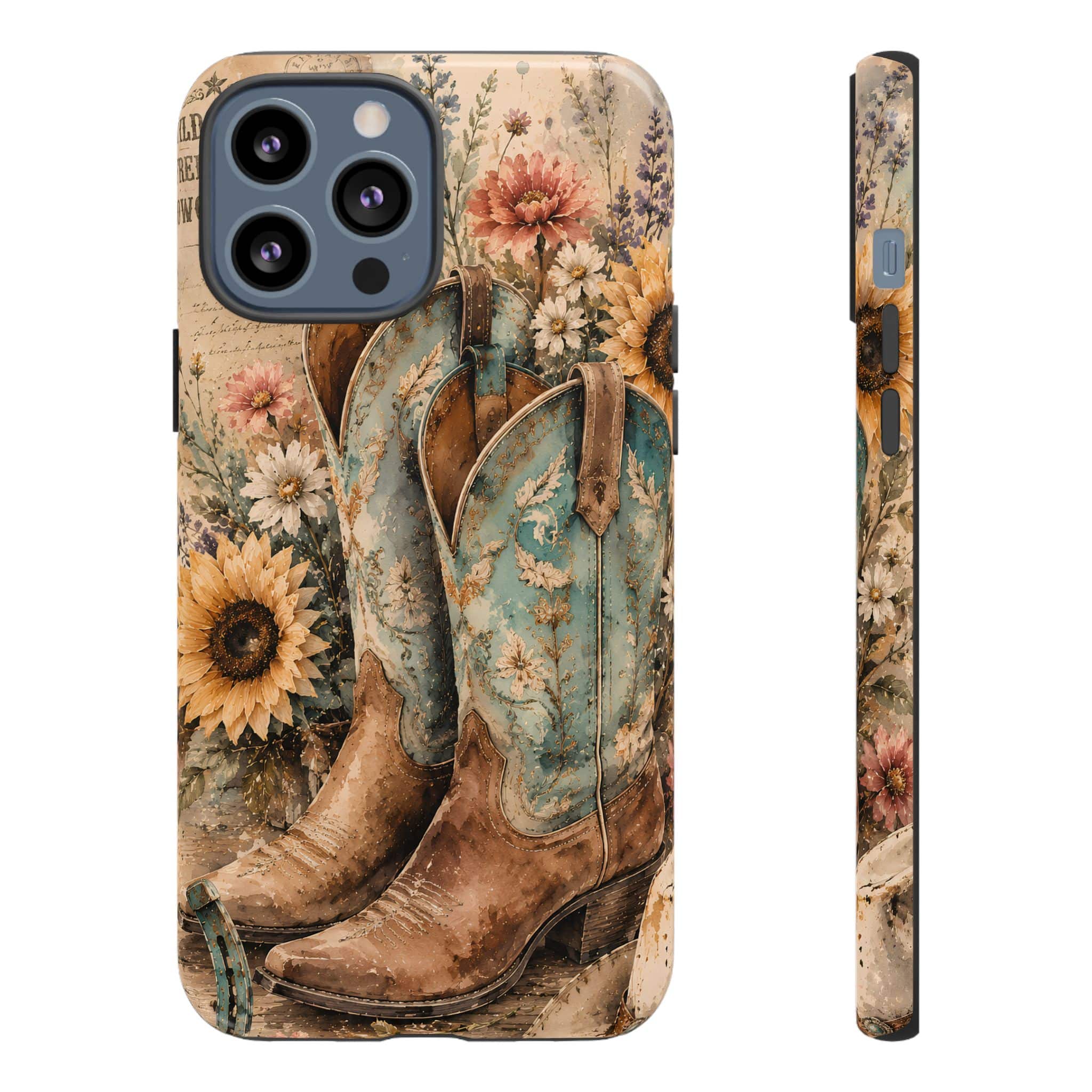 Rustique Sunflower Western iPhone Cover