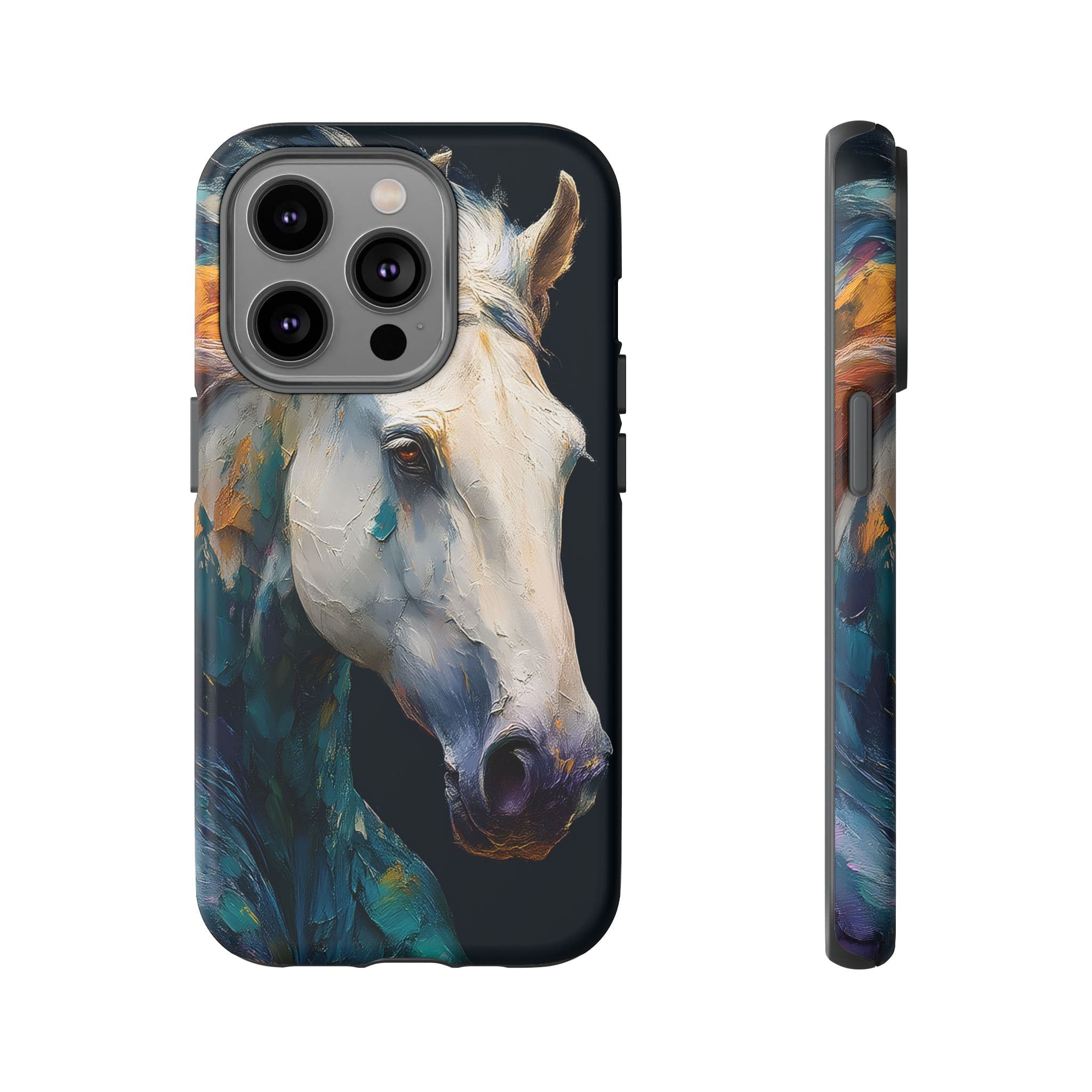 White Horse Art Phone Case