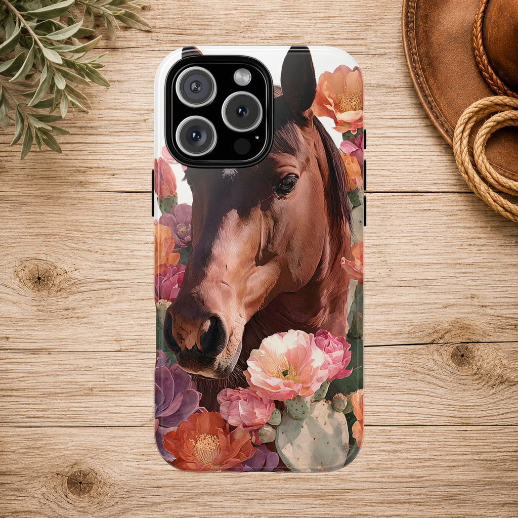 Horse Floral Phone Case